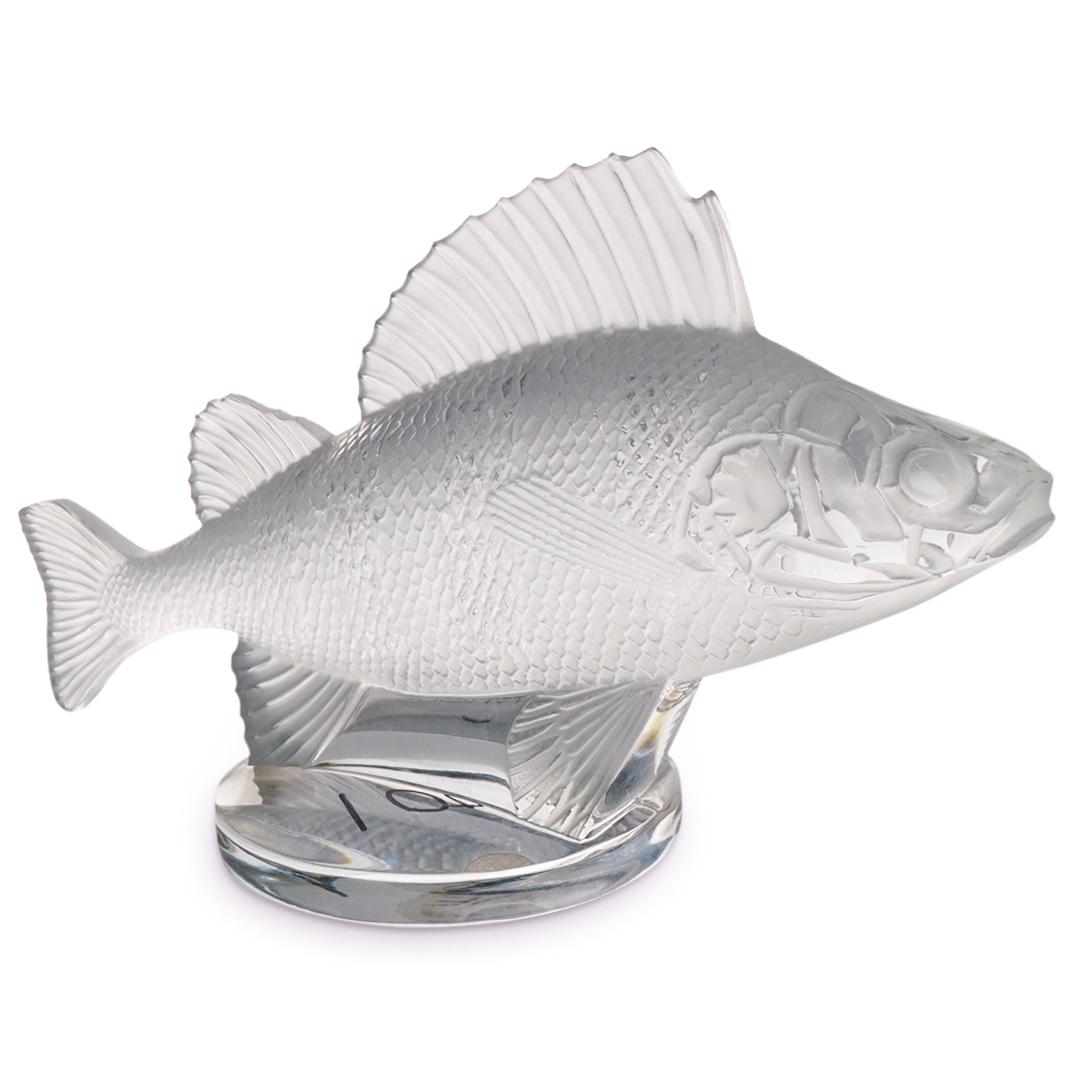 Lalique Crystal "Perch Fish" Figurine (1 of 7)