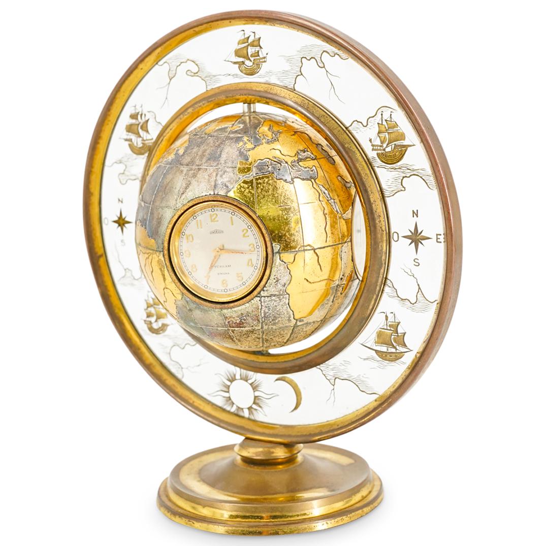 Vintage Angelus Globe Desk Clock & Weather Station (1 of 11)