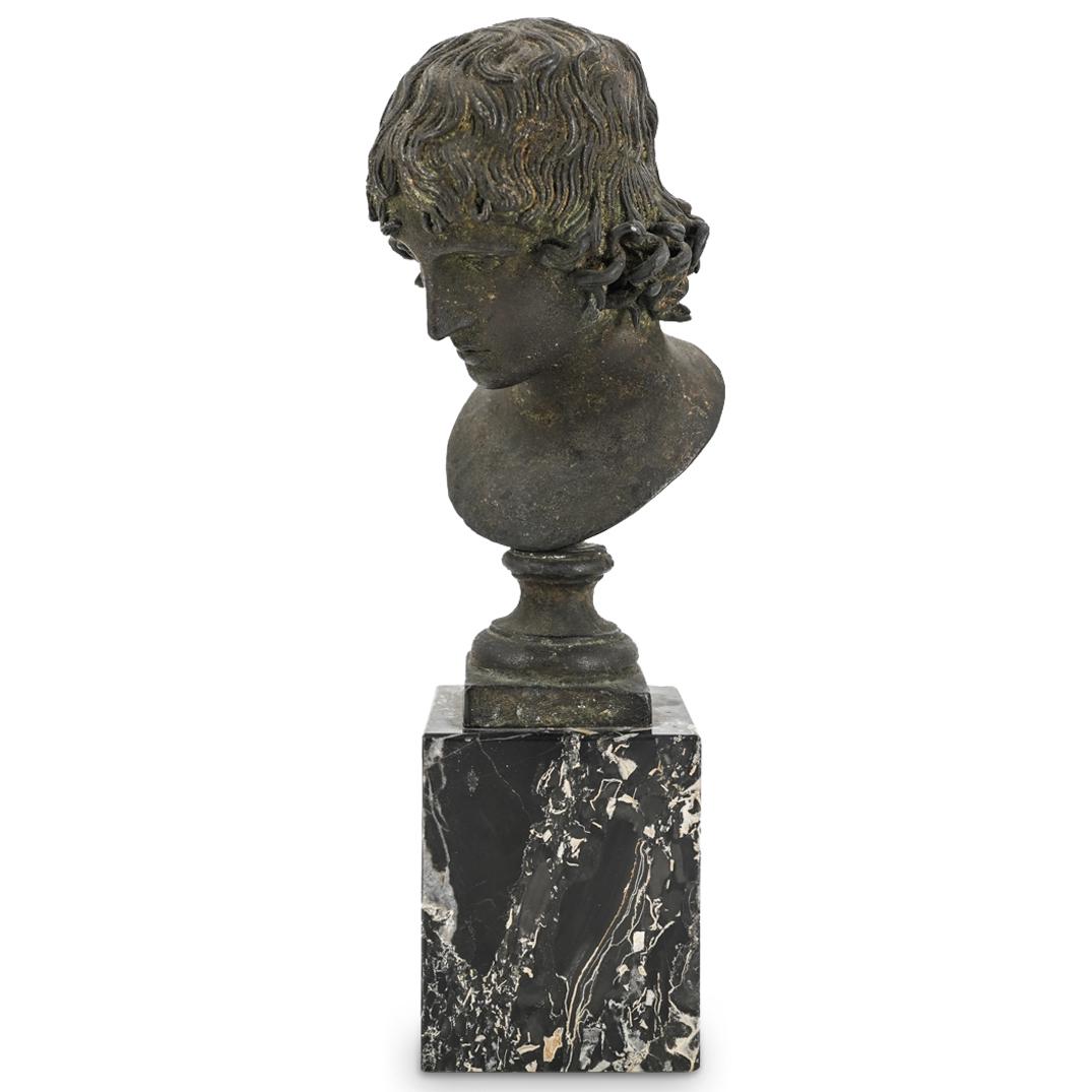 Antique Neo Classical Greco Roman Bronze On Marble Base (1 of 6)
