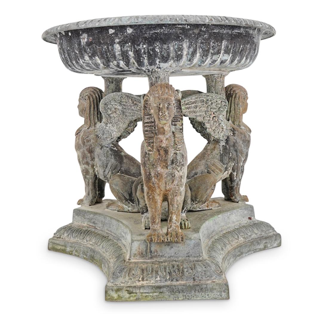 Vintage Maitland Smith Egyptian Revival Metal Tazza (1 of 11)