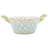 Herend Porcelain "Queen Victoria" Open Weave Basket