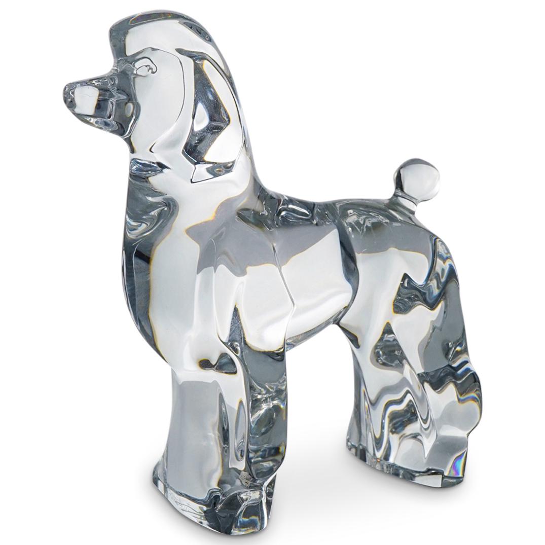 Baccarat Crystal "Poodle Dog" Figurine (1 of 5)