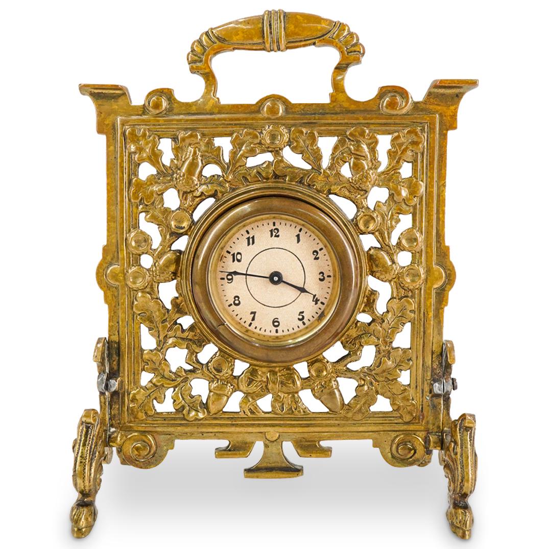 European Style Brass Decorative Desk Clock (1 of 9)
