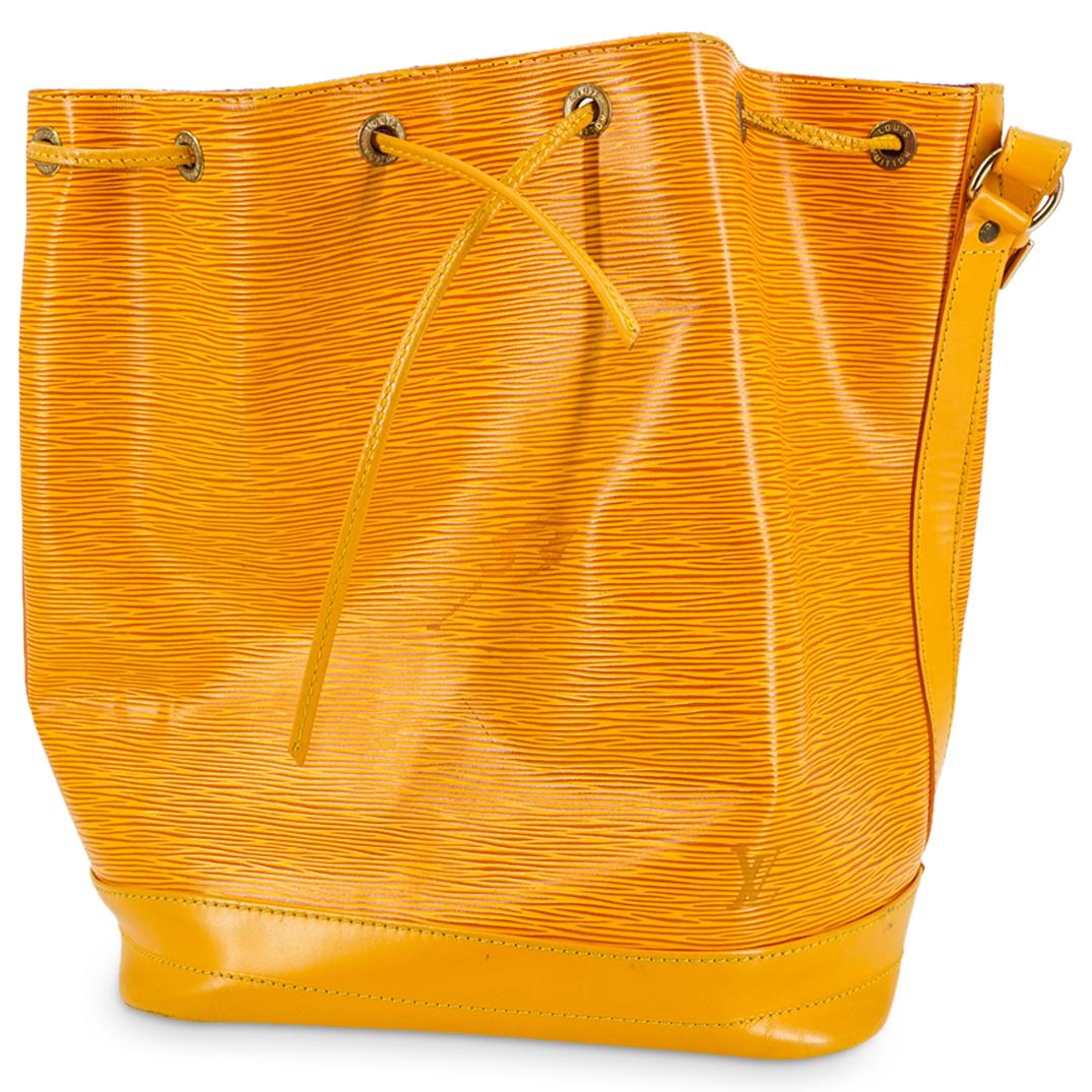 Louis Vuitton Yellow Epi Leather Noe Bucket Bag (1 of 10)