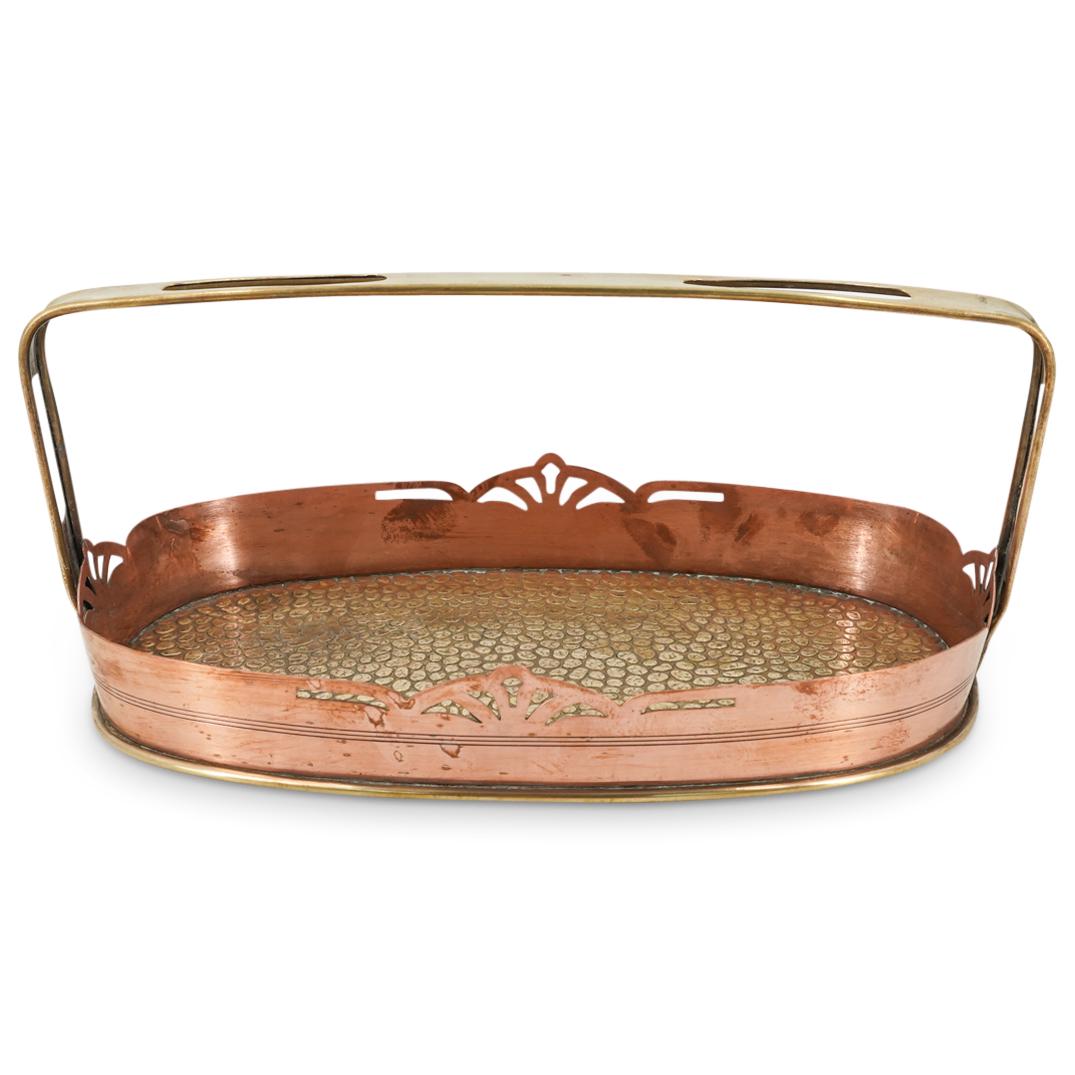 Art Nouveau German Gilt Metal Tray (1 of 6)