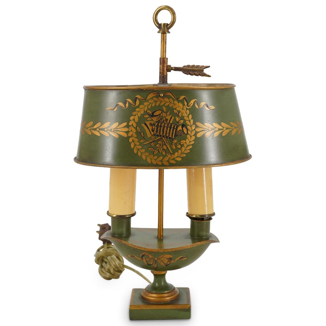 Antique Patinated Iron Bedside Double Socket Lamp Apr 18, 2023