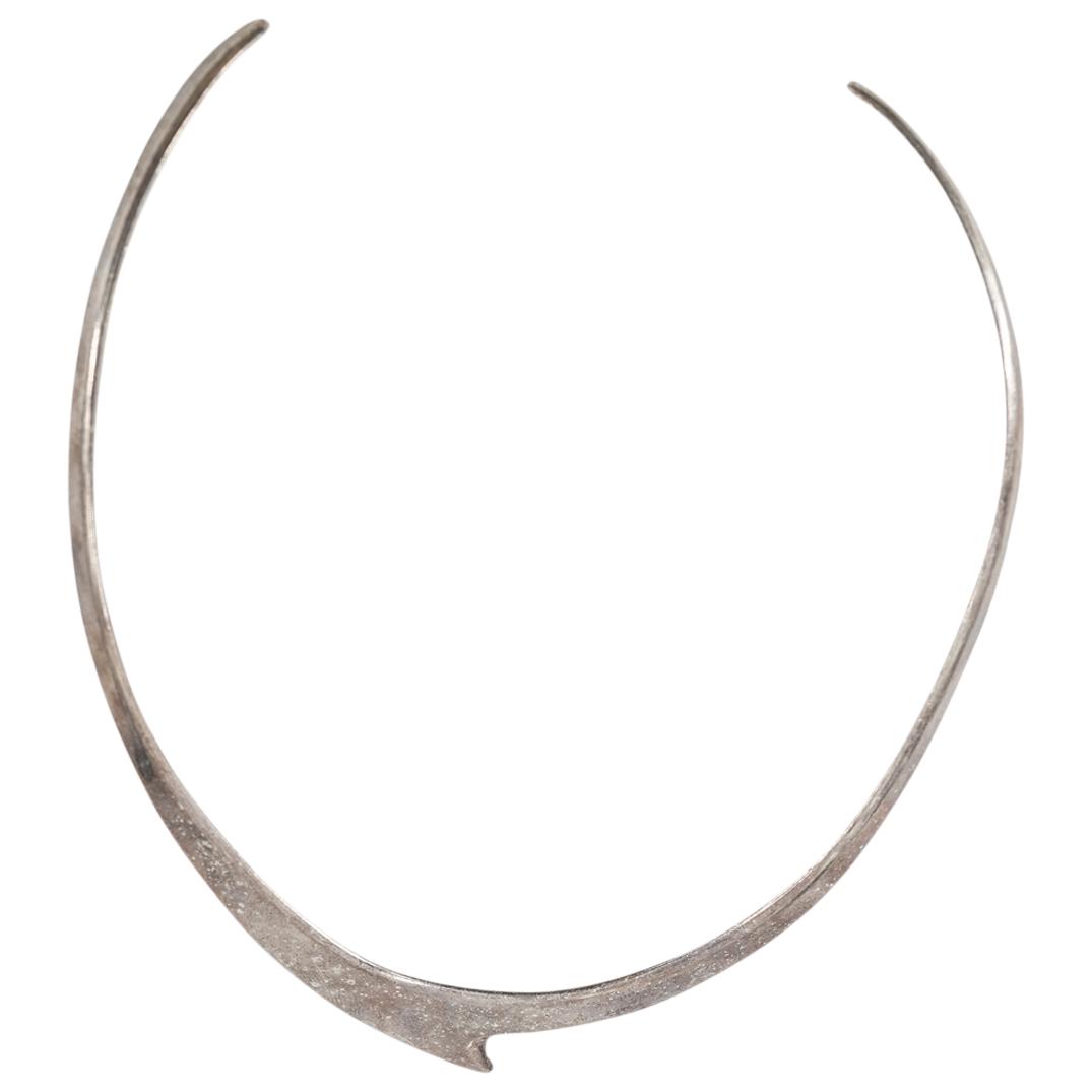 Vintage Mexican Sterling Silver Cuff Choker (1 of 3)