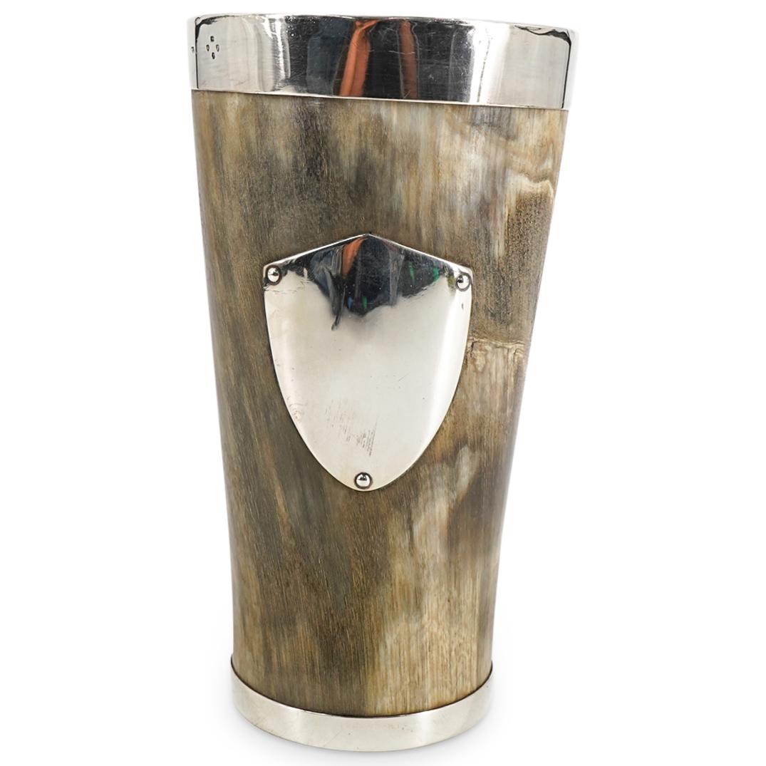 English Thomas Jenkinson Horn And Sterling Silver Cup (1 of 7)