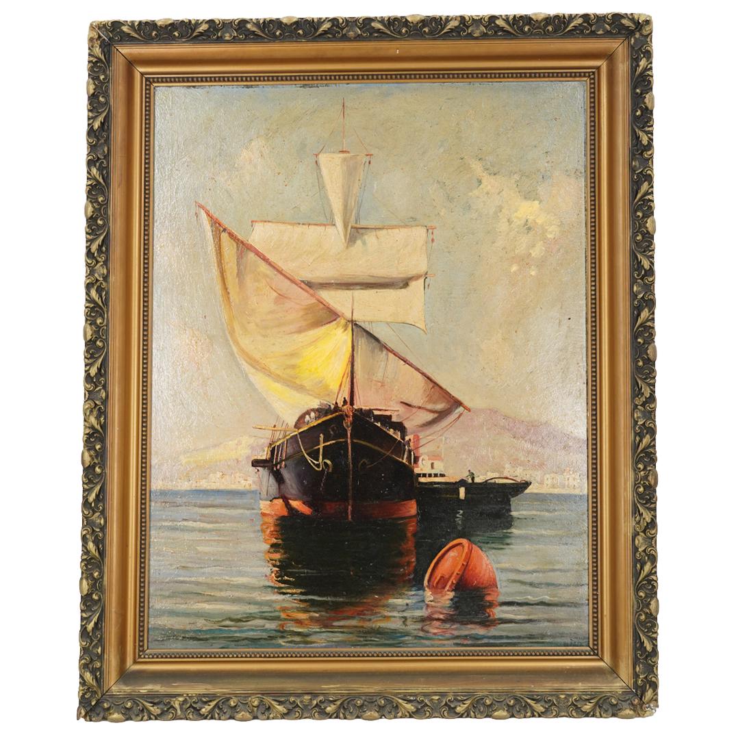 Segundo Huertas (Argentina, 1923) Signed Oil Painting On Board (1 of 8)