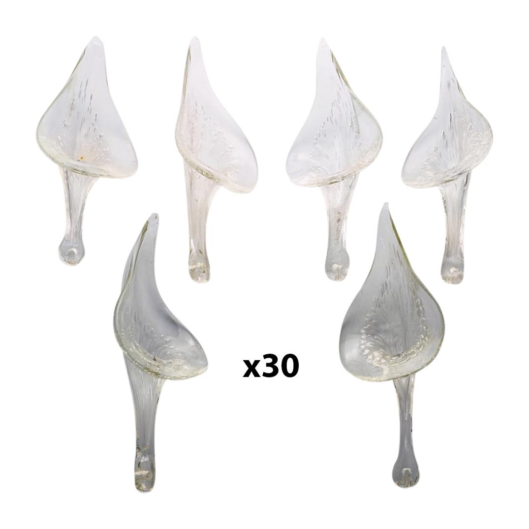 (30 Pc) Italian Murano Art Glass Lamp Shades (1 of 11)