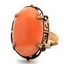 Antique 18K Coral Ring