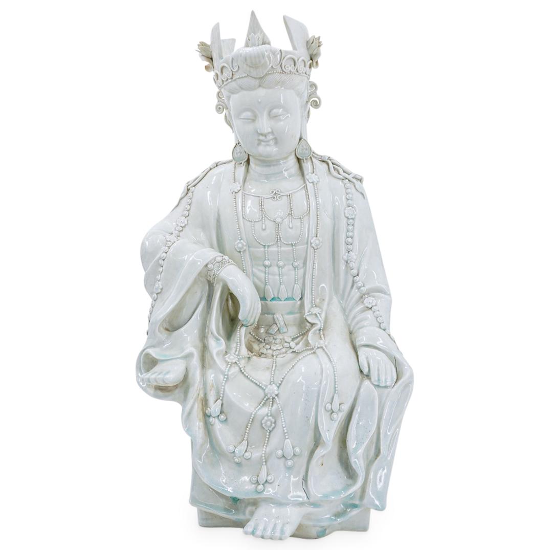 Antique Chinese Celadon Glazed Guanyin (1 of 17)