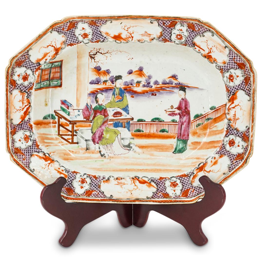 18th Century Chinese Famille Rose Porcelain Platter (1 of 11)