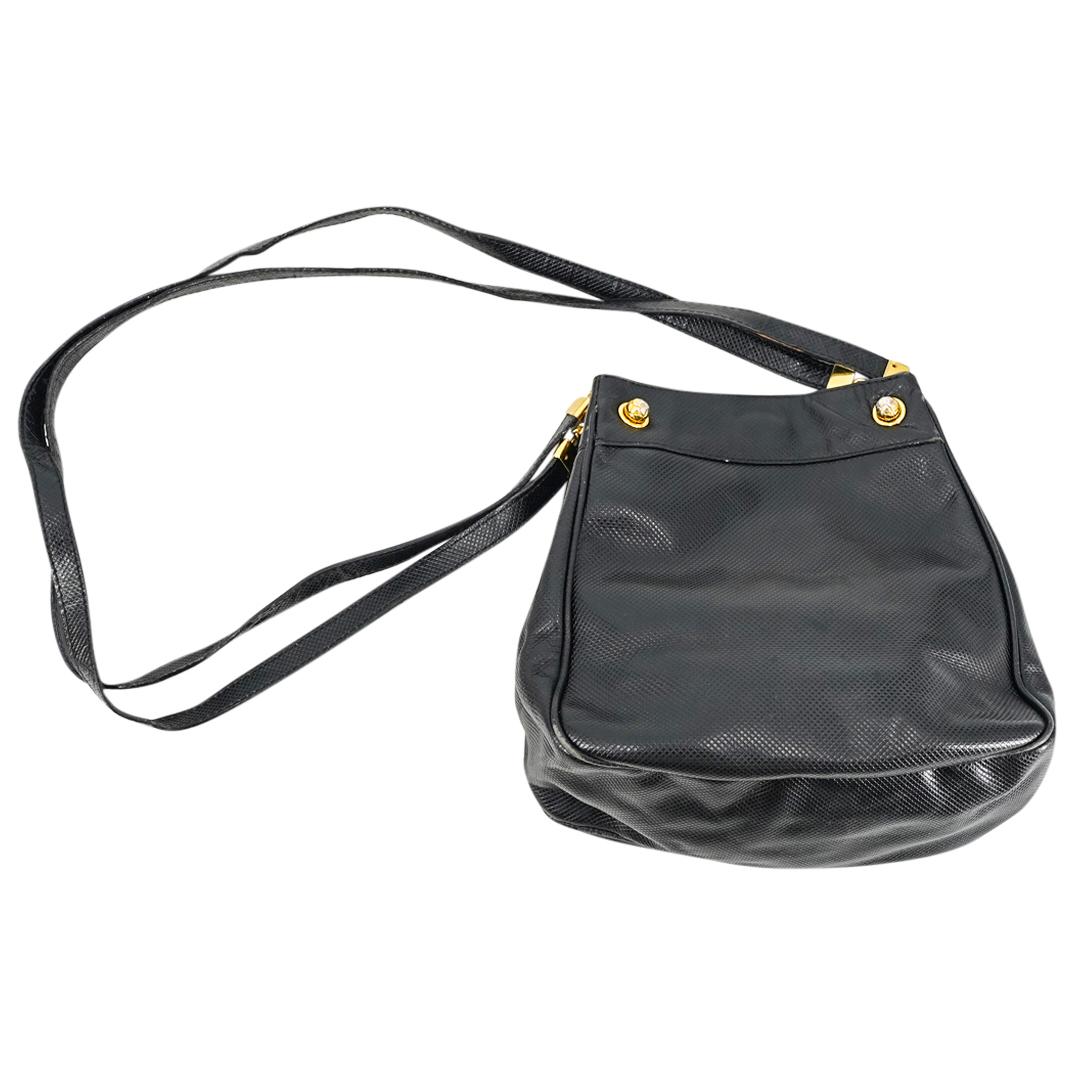 Bottega Veneta Black Leather Handbag (1 of 8)