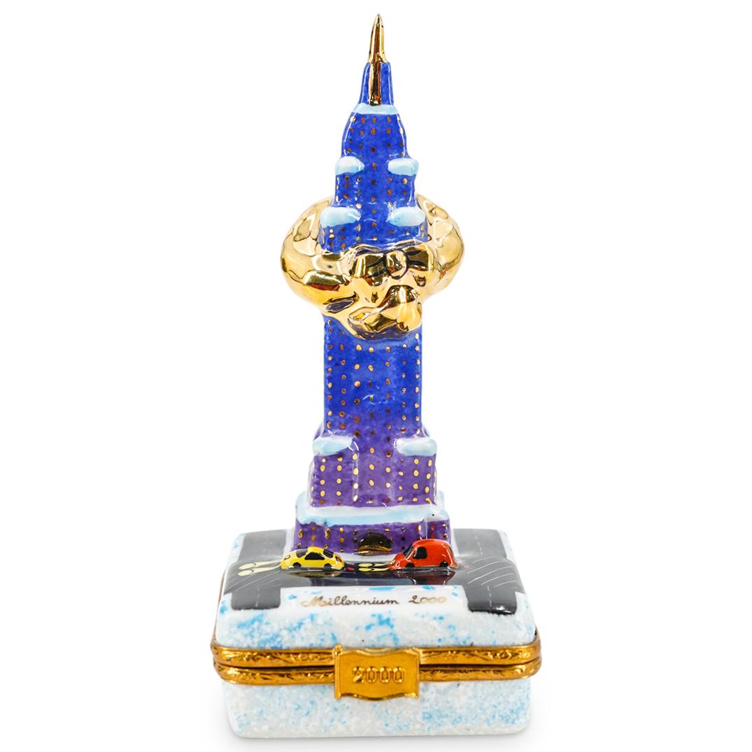 Limited Edition Limoges Sinclair Empire State 2000 Millenium Trinket Box (1 of 7)