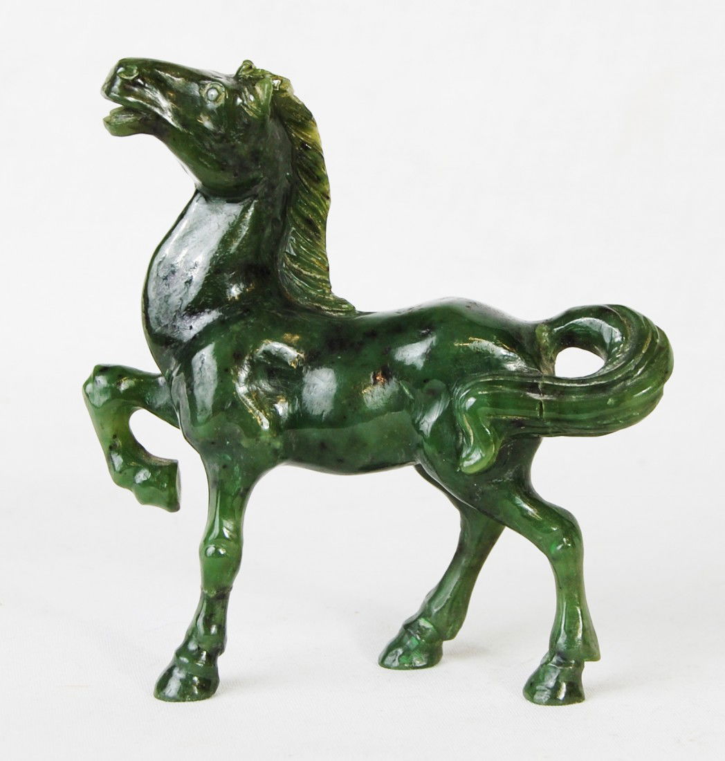42 Antique Chinese carved jade Horse Mar 19, 2012 Akiba Antiques in FL
