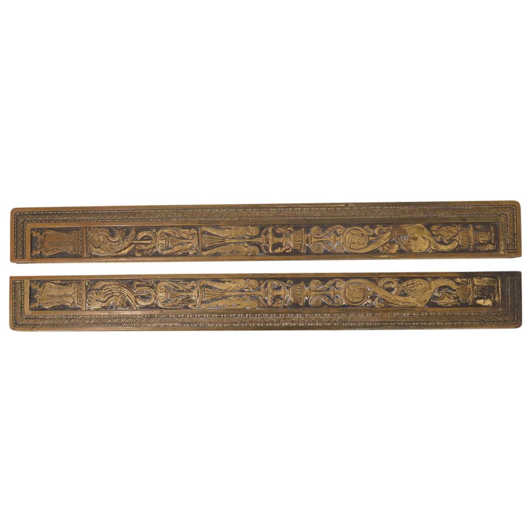 Tiffany Studios "Spanish" Pattern Ink Blotter Ends (1 of 20)