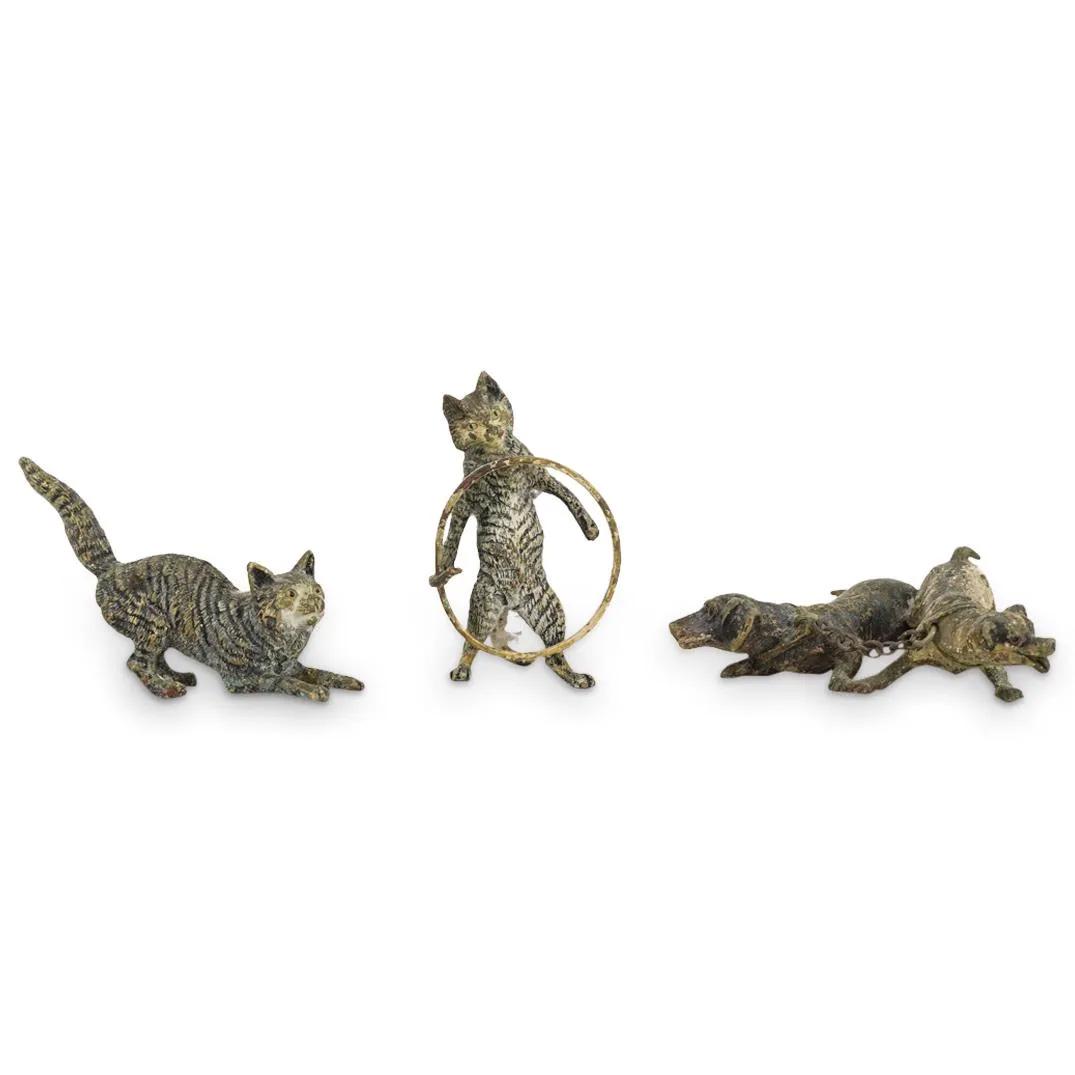 Austrian Miniature Vienna Bronze Cats & Dogs (1 of 3)