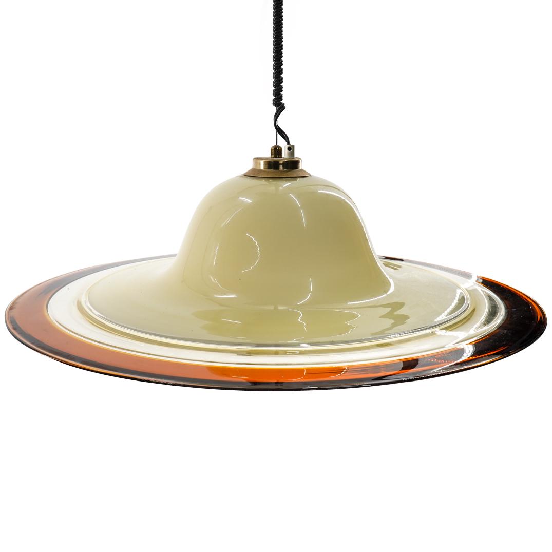 Vintage Res Murano Glass Hanging Pendant Lamp (1 of 7)