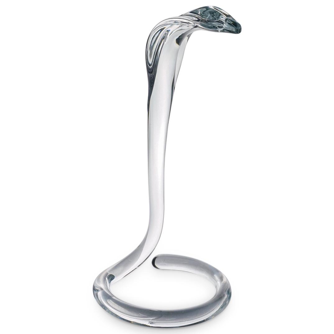 Daum France Crystal Cobra Serpent Sculpture (1 of 5)