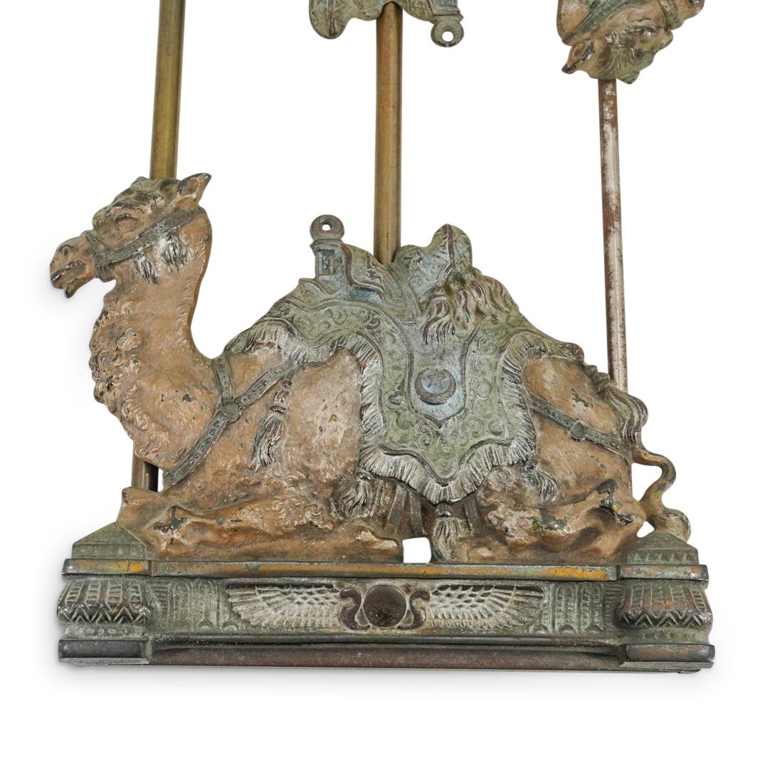 Antique Egyptian Revival Iron Camel Book Holder (1 of 9)
