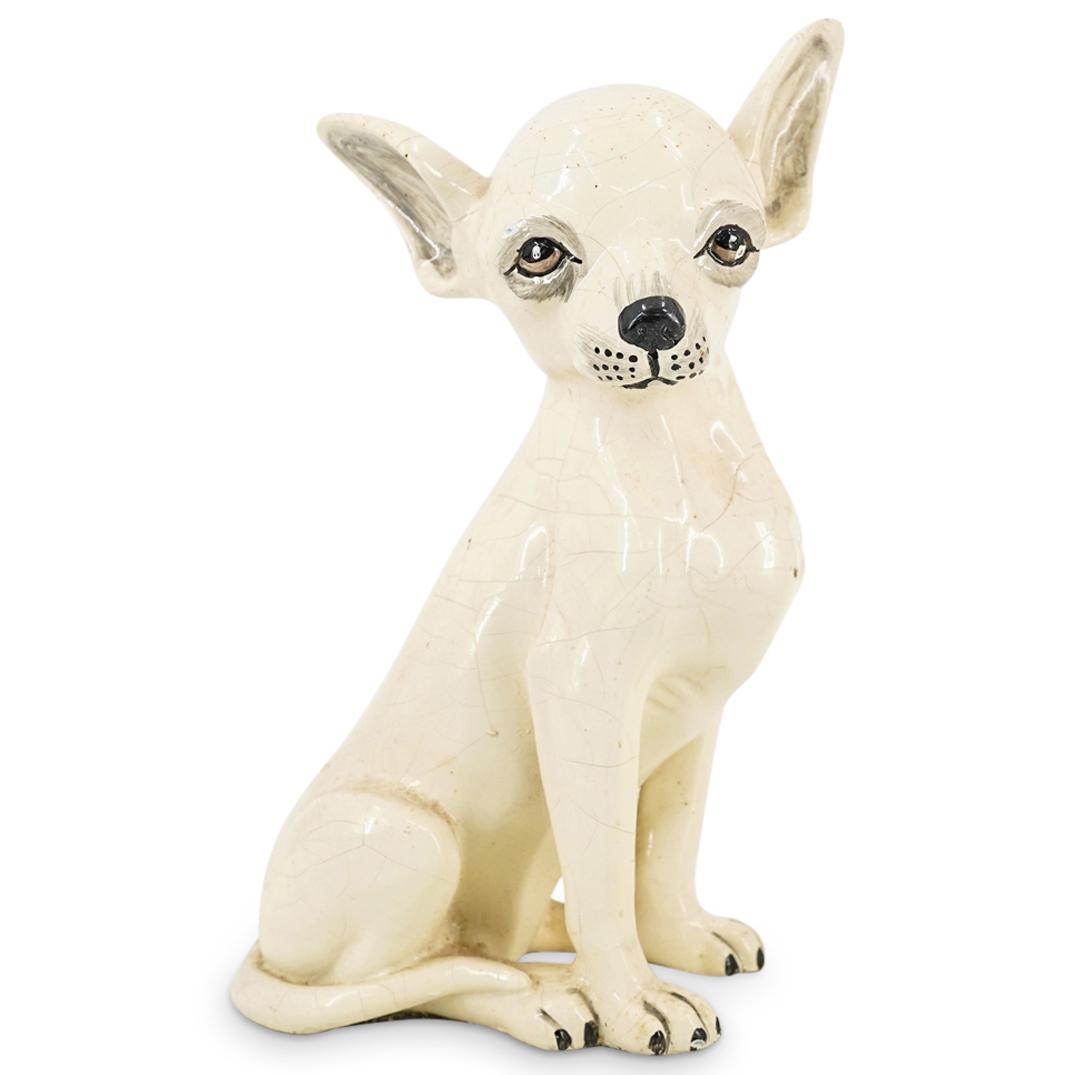 Vintage Mid Century Marble Composite Chihuahua (1 of 13)
