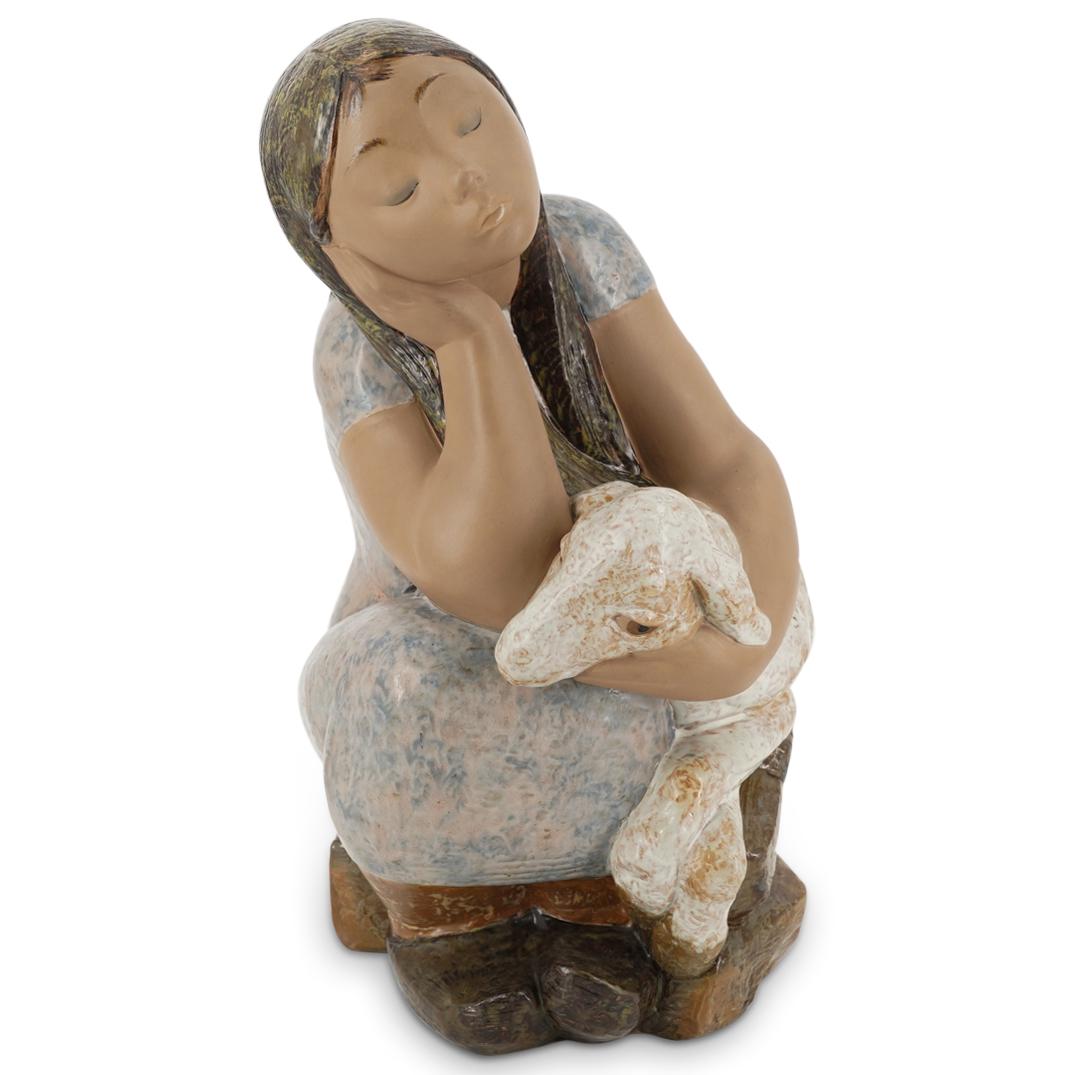 Large Lladro "Shepherd Sleeping" Figural Sculpture (1 of 8)