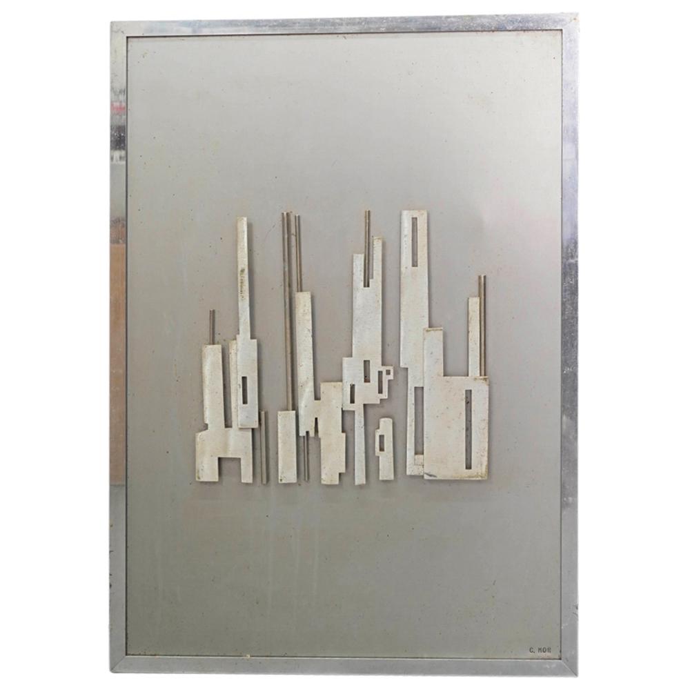 1970's Mixed Media Framed Wall Art (1 of 9)