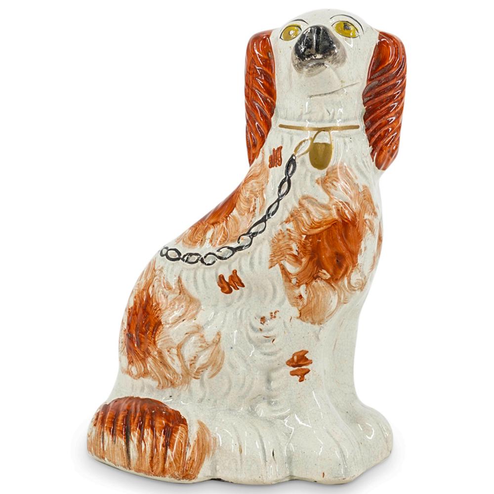 Staffordshire Porcelain Dog Figurine (1 of 3)