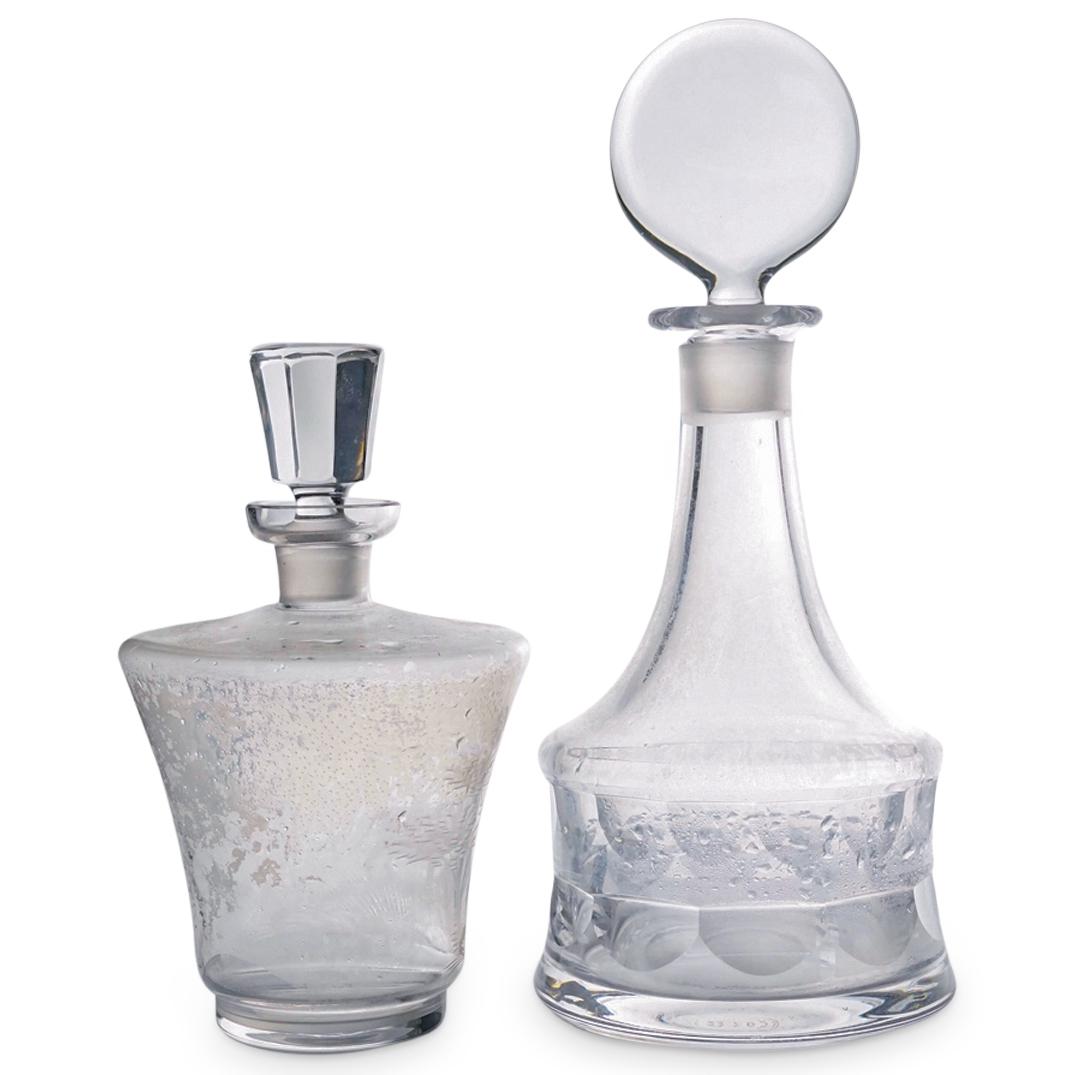 (2 Pc) Vintage Crystal Decanters Set (1 of 11)