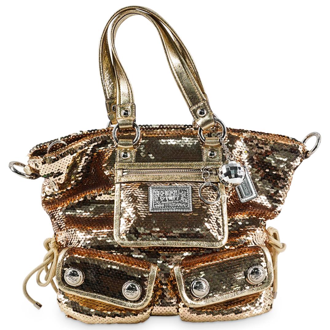 Coach Designer Sequin Handbag (1 of 11)