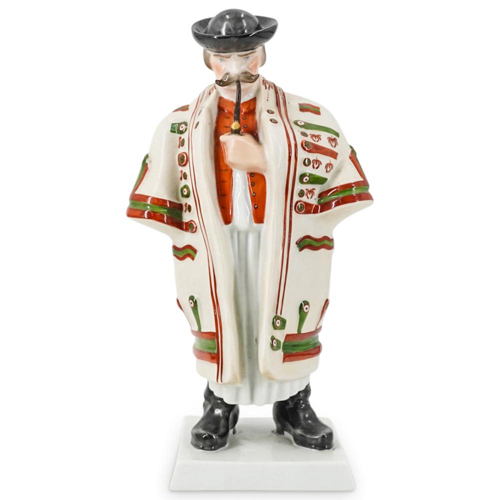Herend Porcelain Man Smoking Pipe (1 of 9)