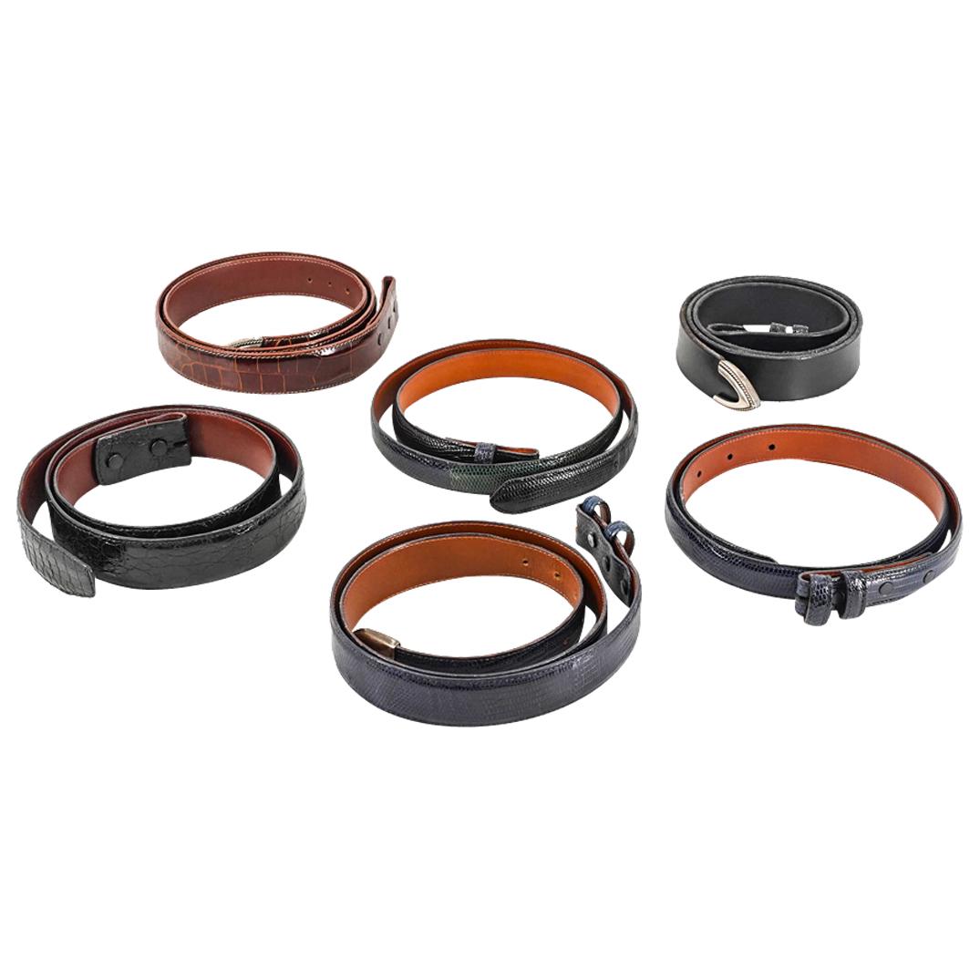 (6 Pc) Genuine Leather Belts (1 of 19)