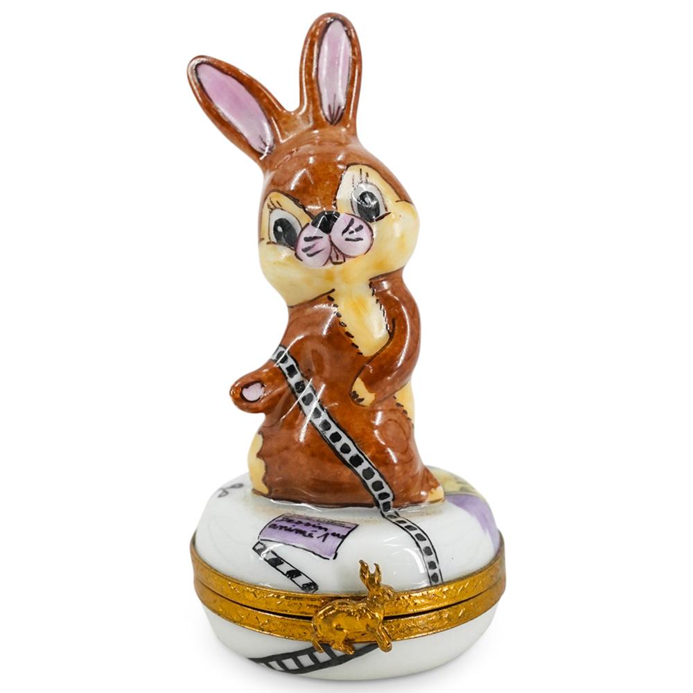 Limoges Porcelain Bunny Trinket Box (1 of 6)