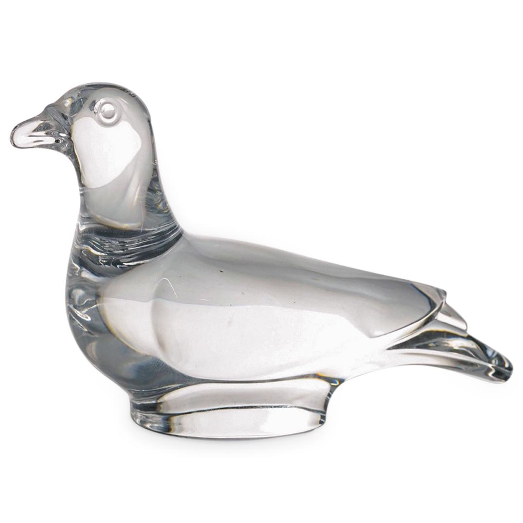 Baccarat Crystal "Turtle Dove-Bird" Figurine (1 of 5)