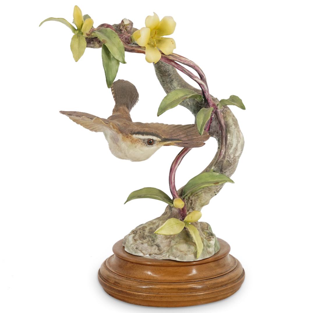 Royal Worcester "Bewick's Wren" Porcelain Sculpture (1 of 11)