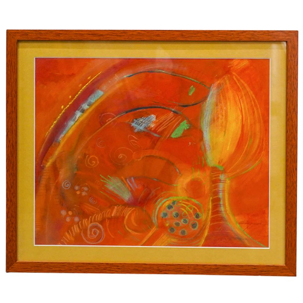 Abstract Pastel On Paper (1 of 7)