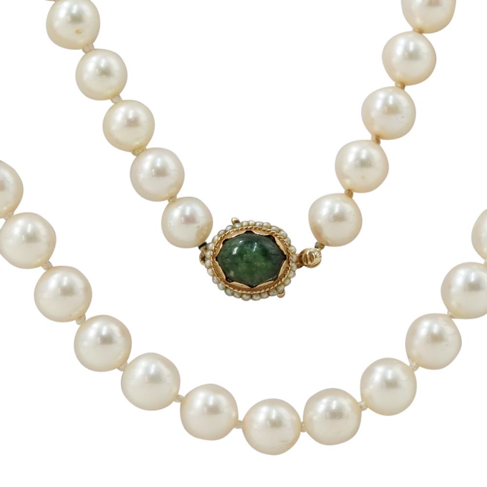 (2 Pc) Antique 14k Gold and Pearl Beaded Necklace and Bracelet (1 of 7)