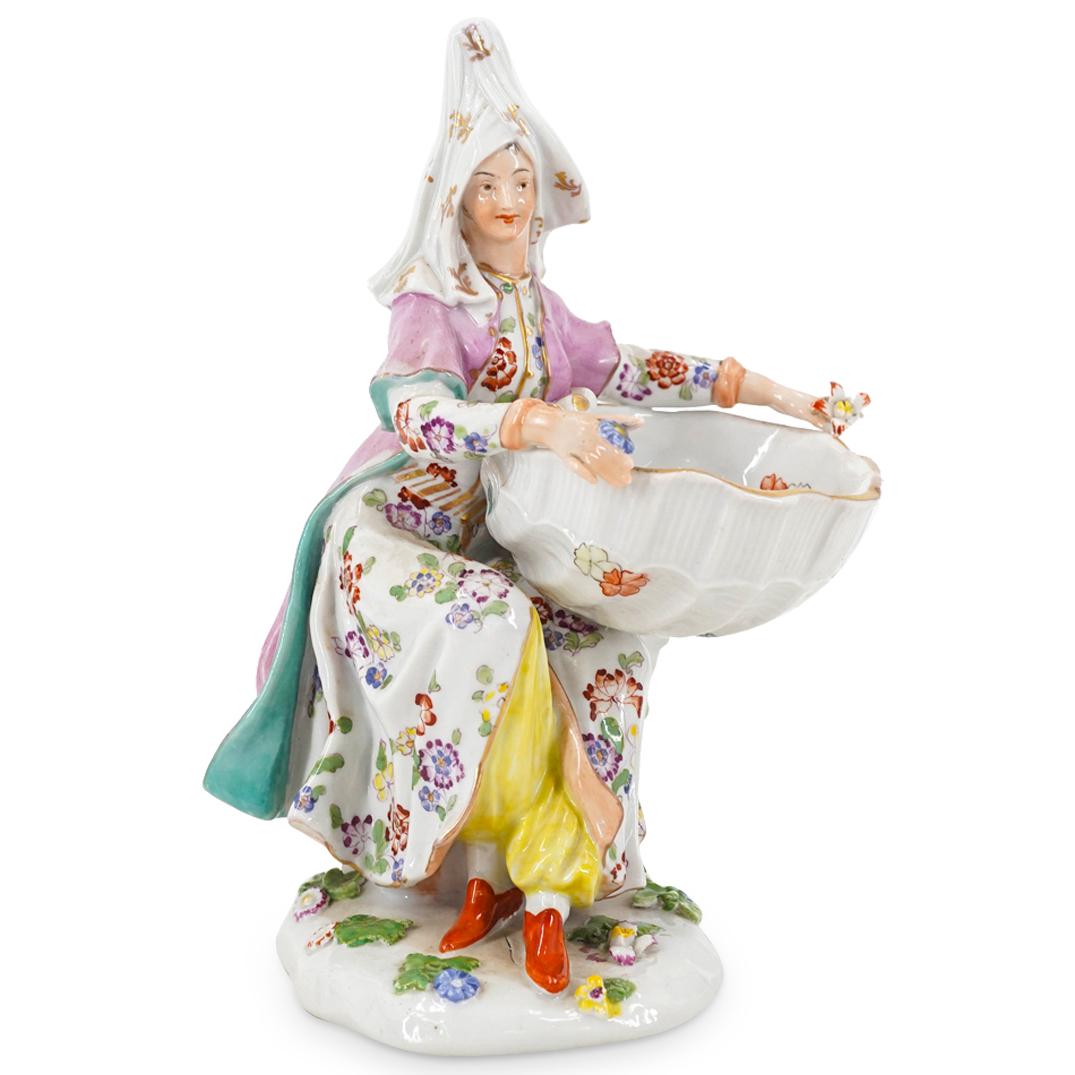 Antique Thieme Potschappel Dresden Porcelain Maiden (1 of 12)