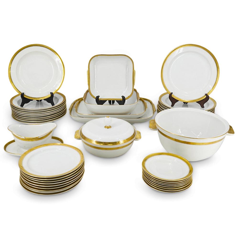 (44 Pc) Rosenthal Porcelain "Helena" Dinnerware Grouping Set (1 of 15)