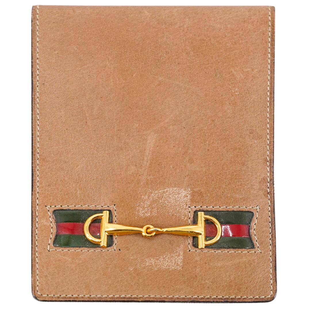 Vintage Gucci Leather Buckle Notebook W/ Pen (1 of 7)