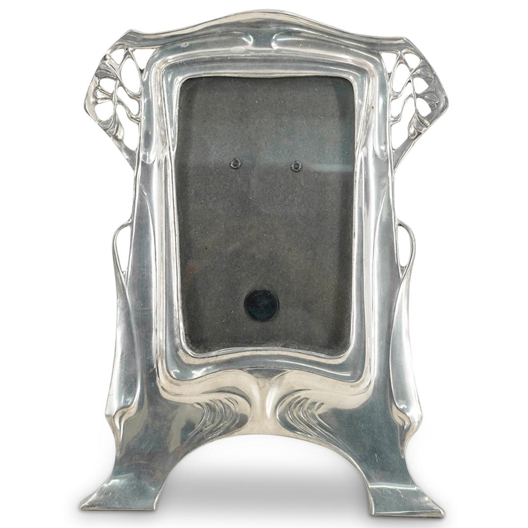 Art Nouveau Polished Pewter Photo Frame (1 of 6)