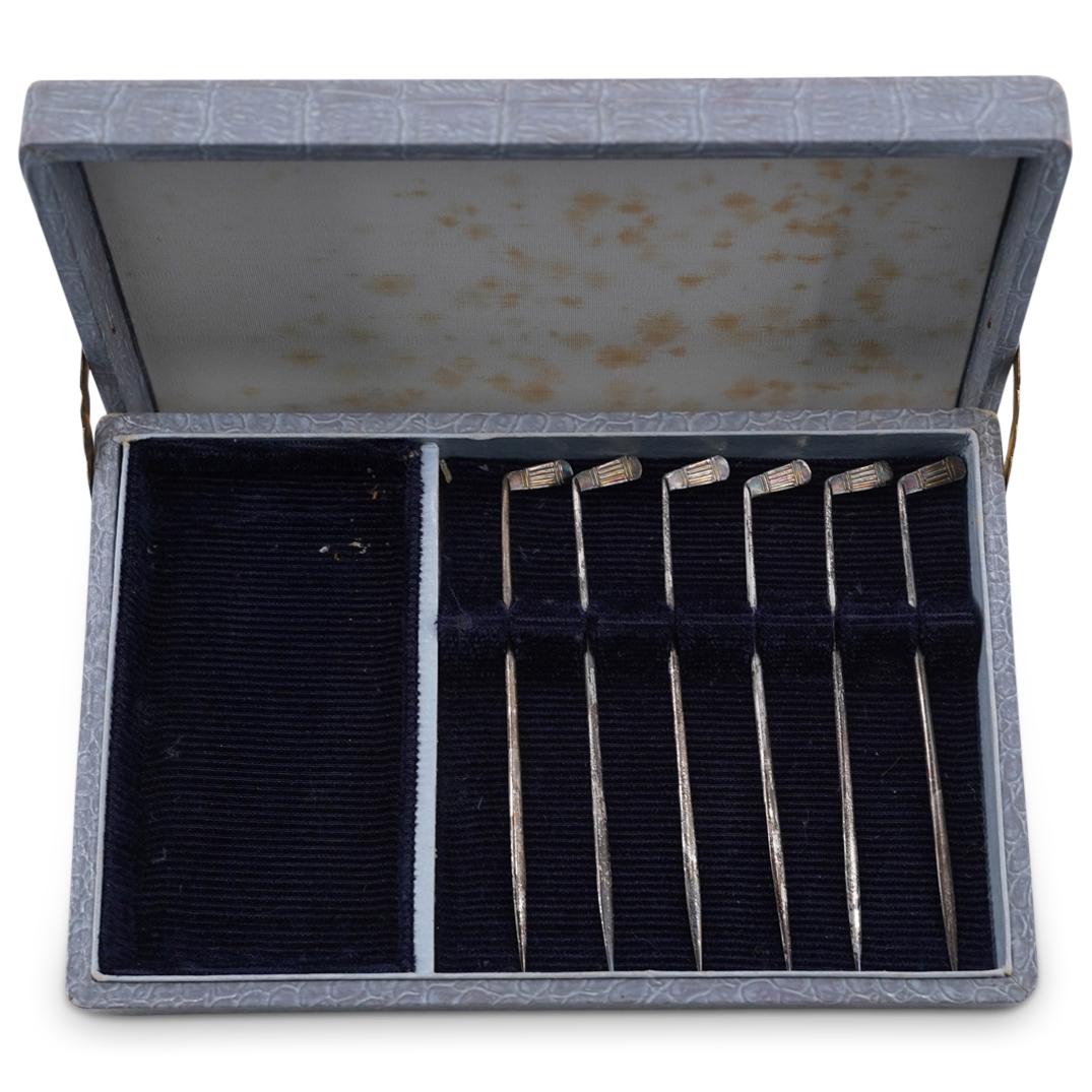(6Pc) Sterling Silver Golf Club Picks (1 of 2)