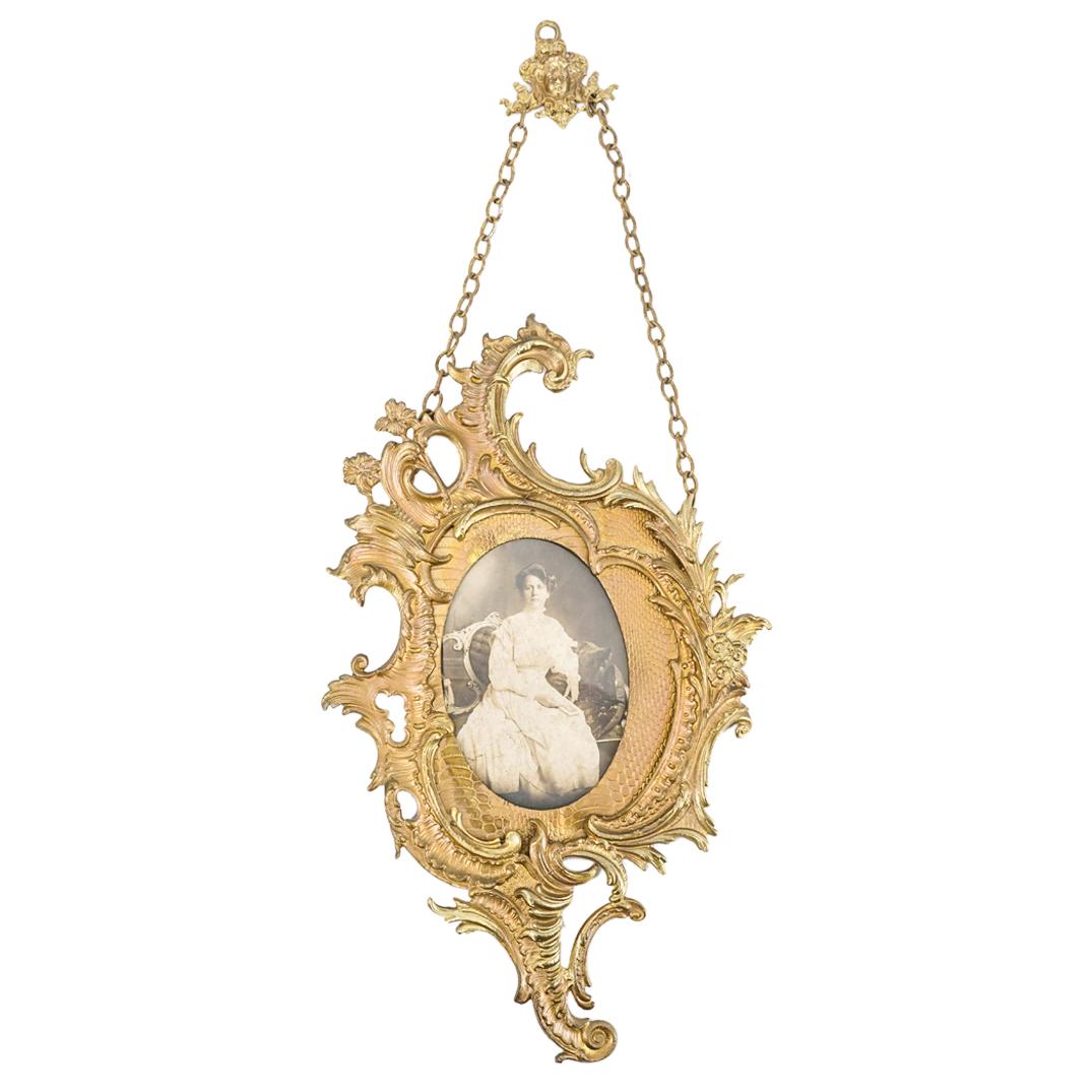 Antique Brass Hanging Picture Frame (1 of 11)