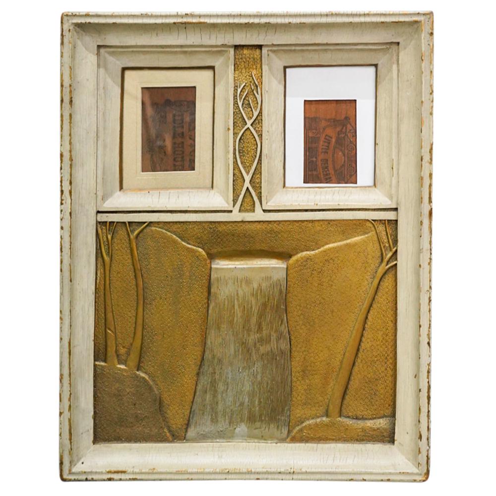 Vintage Carved Wood Waterfall Photo Frame (1 of 7)