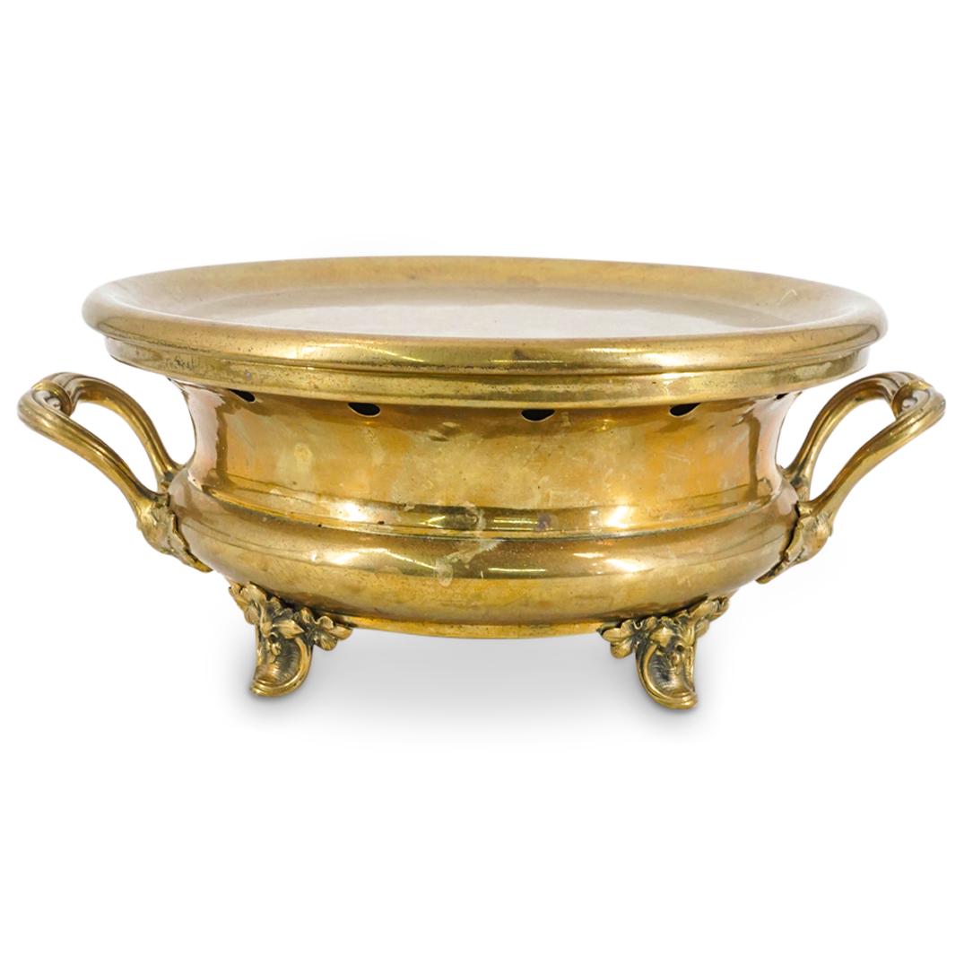 Christofle Brass Copper Warming Stand (1 of 8)