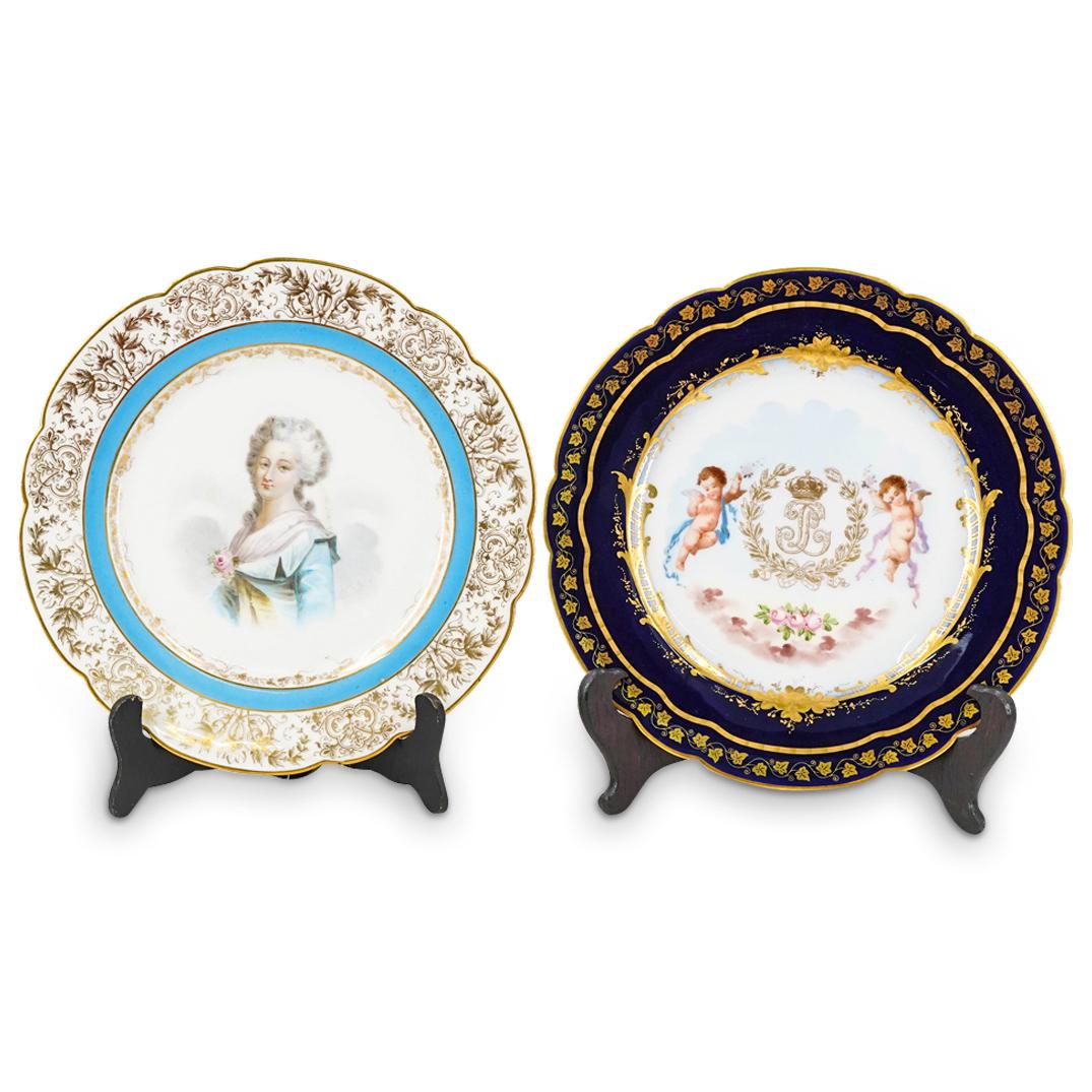 (2 Pc) Sevres Porcelain Plates (1 of 14)