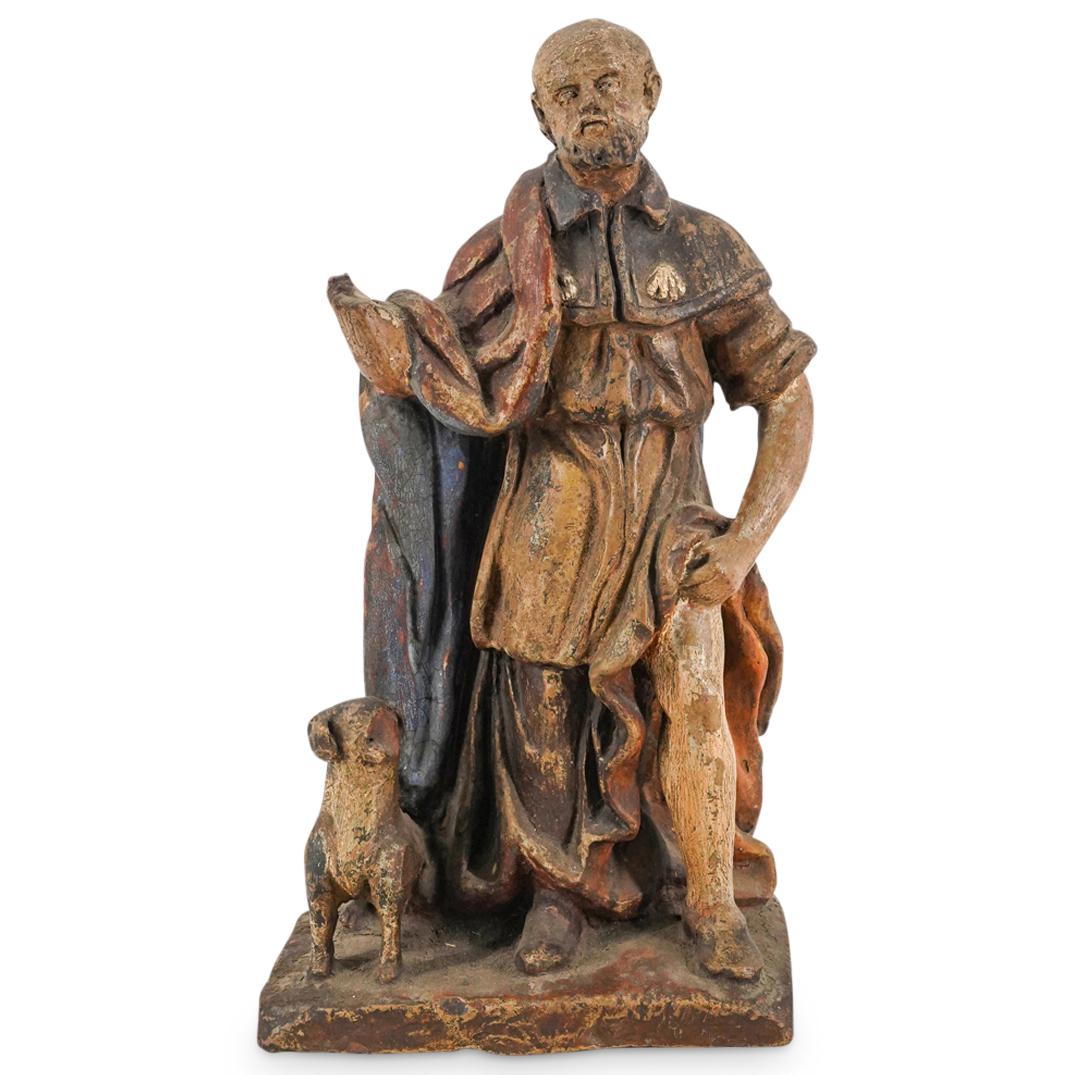 Antique Ceramic Religious Sculpture (1 of 7)