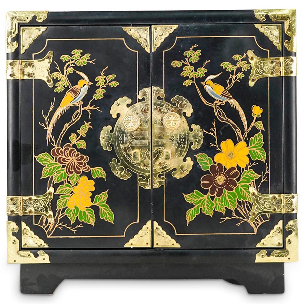 Chinese Wooden Lacquered Jewelry Box (1 of 13)