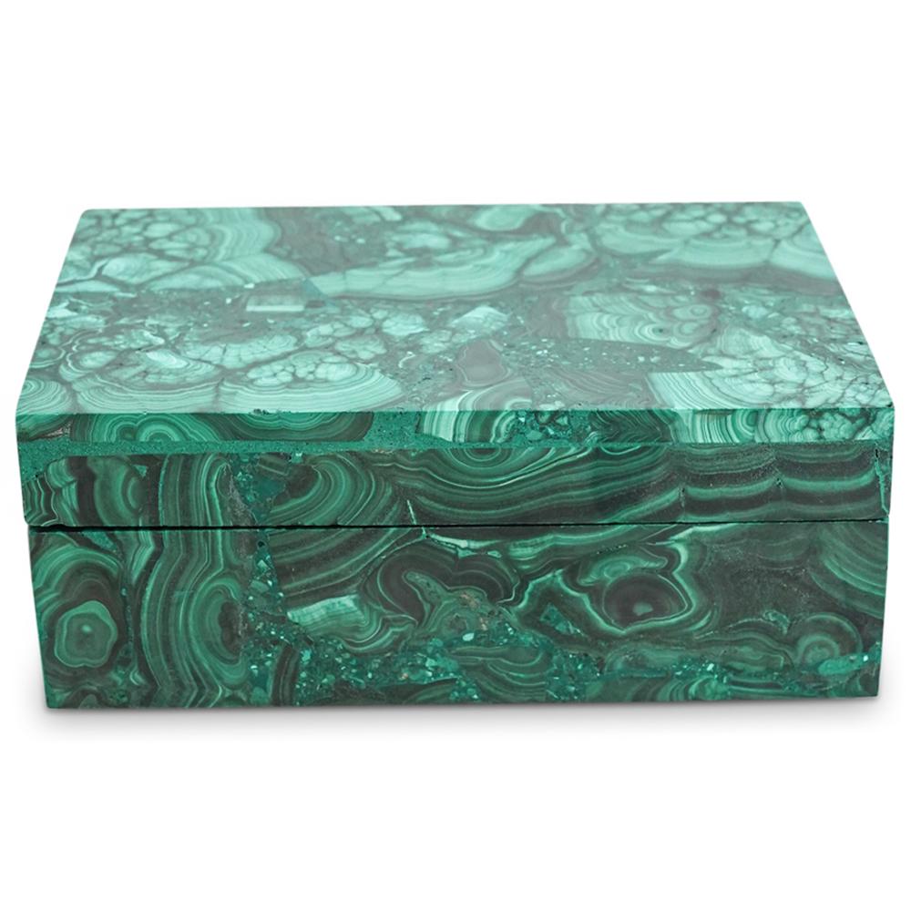 Malachite Rectangular Lidded Box (1 of 5)